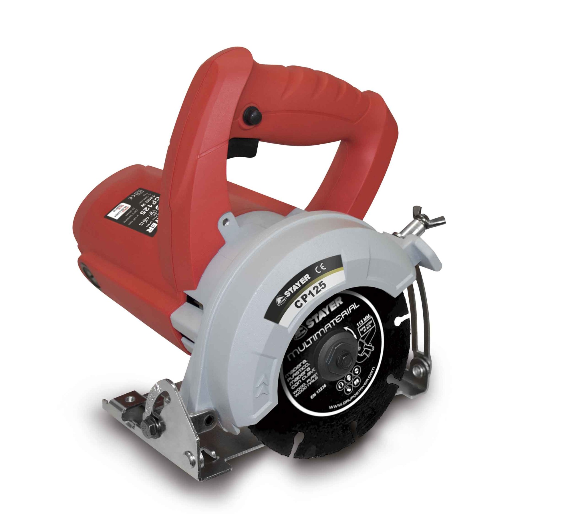 Sierra circular PROFESIONAL de Ø125mm, CP 125 + Disco Multimaterial