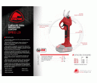 Tijera de Poda PROFESIONAL a Batería de 18V, con motor BRUSHLESS, BPB32 L2012 Set