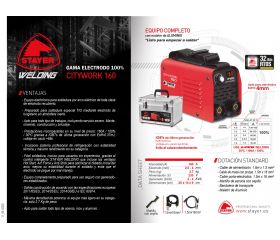Inverter Profesional MMA CITY WORK 160 K