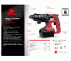 Martillo Rotativo PROFESIONAL a batería, HDBL 1824
