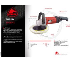 Pulidora/Lijadora, LU 260 CE