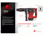 Martillo demoledor SDS-MAX PROFESIONAL MD 6 CK