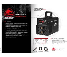 Soldador inverter MMA, MINIPRO 100