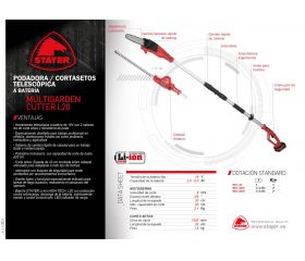 L.MULTI GARDEN CUTTER L2022 2X2.0+BOLSA