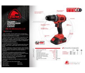 Taladro Atornillador Percutor, PBL 50 2022 PK BRUSHLESS