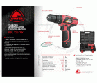Taladro percutor / Atornillador PROFESIONAL a batería 12V, con maletin, PBL 122 CPK