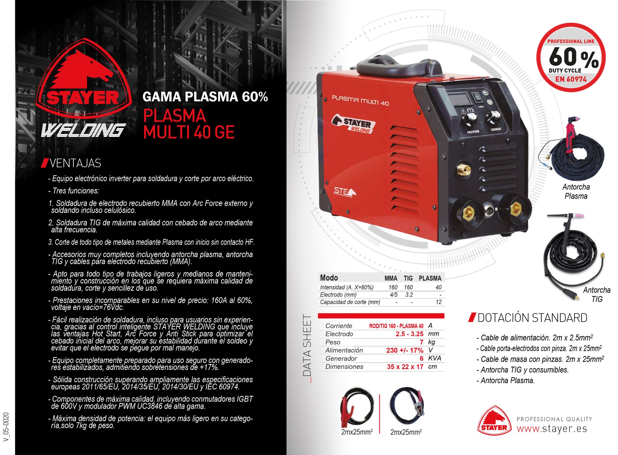 Inverter Industrial de Corte Plasma PLASMA MULTI 40