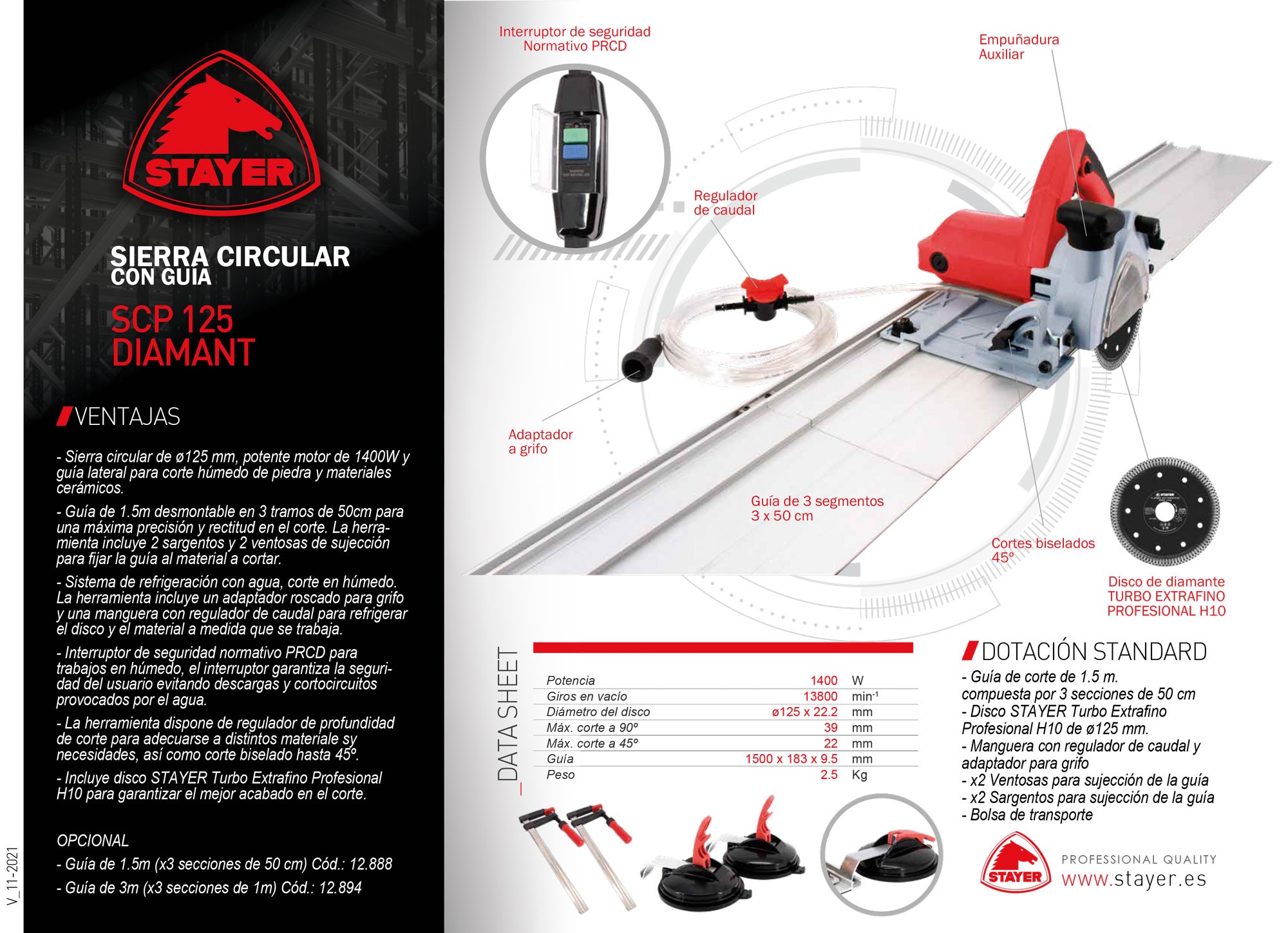 Sierra circular SCP 125