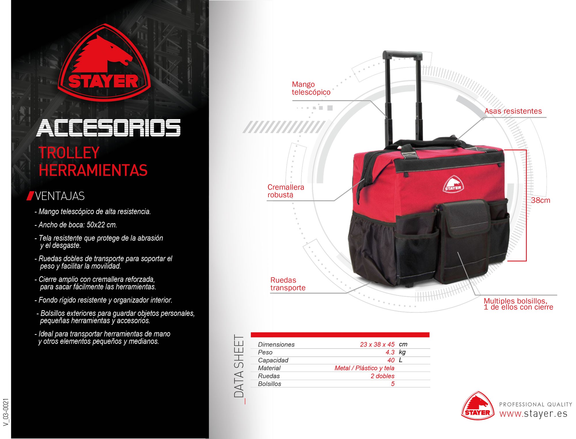 Trolley de transporte