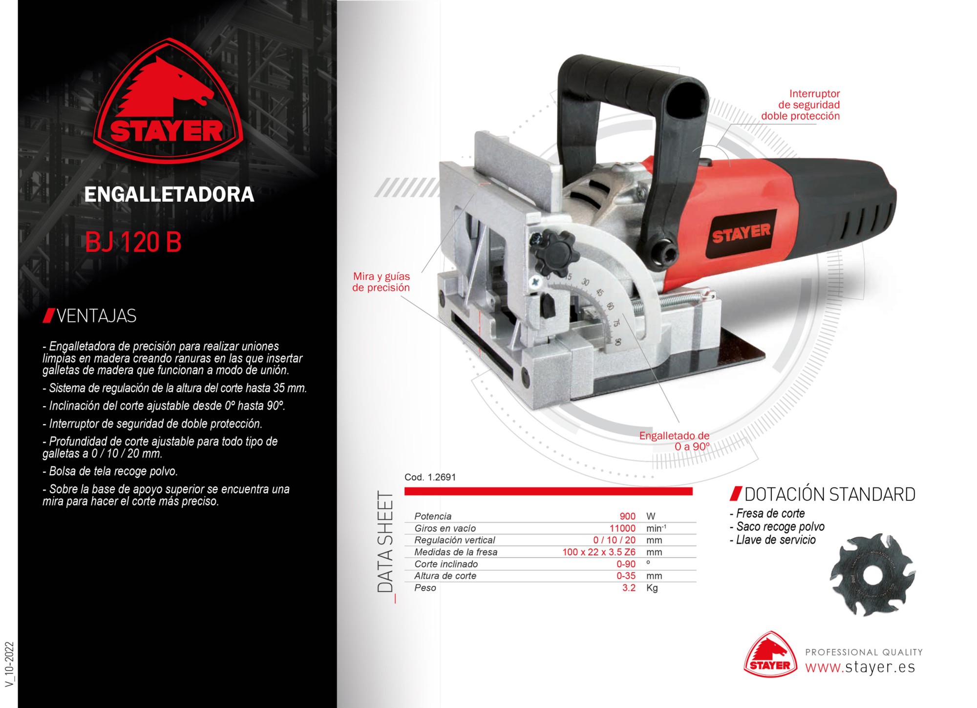 Engalletadora Profesional BJ 120 B