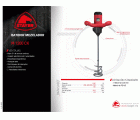 Batidor mezclador 1200W con maletín, M 1200 CK