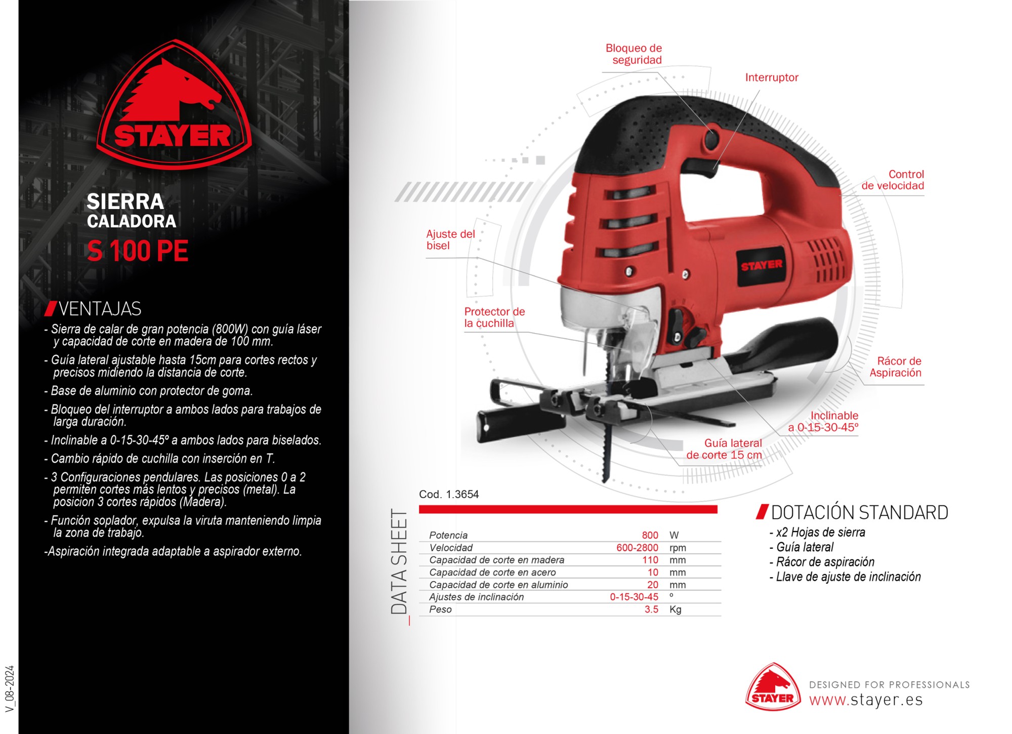 Sierra Caladora S 100 PE