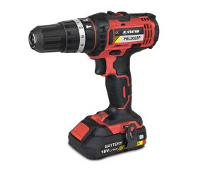 Taladro atornillador percutor a batería 18V, 3 Bat. 2.0Ah PROFESIONAL, con 3 funciones PBL 2122 P3IK