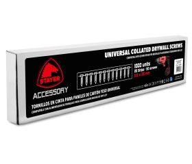 Caja 1000 tornillos 3.5x25mm. (20 tiras de 50 tornillos)
