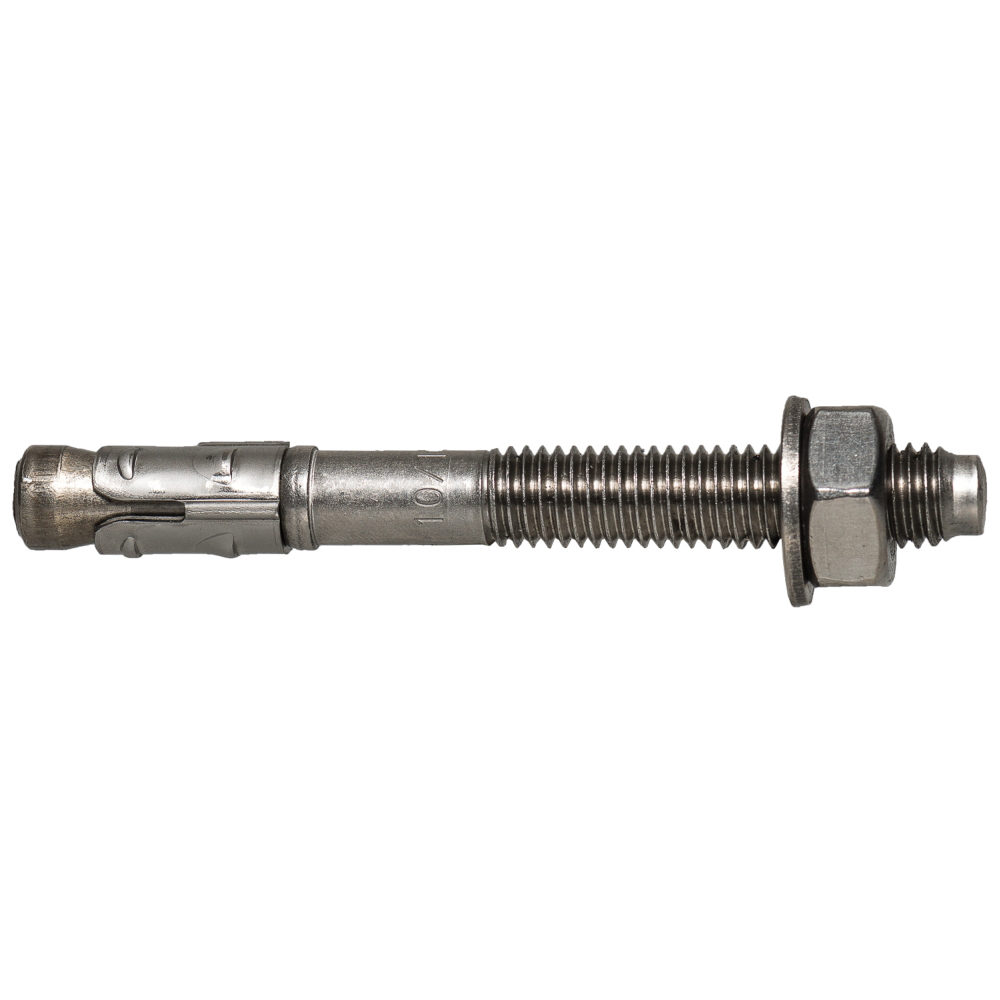 Anclaje metálico espárrago BAZ 12-128/30, Inox A4, Homologado opción 1