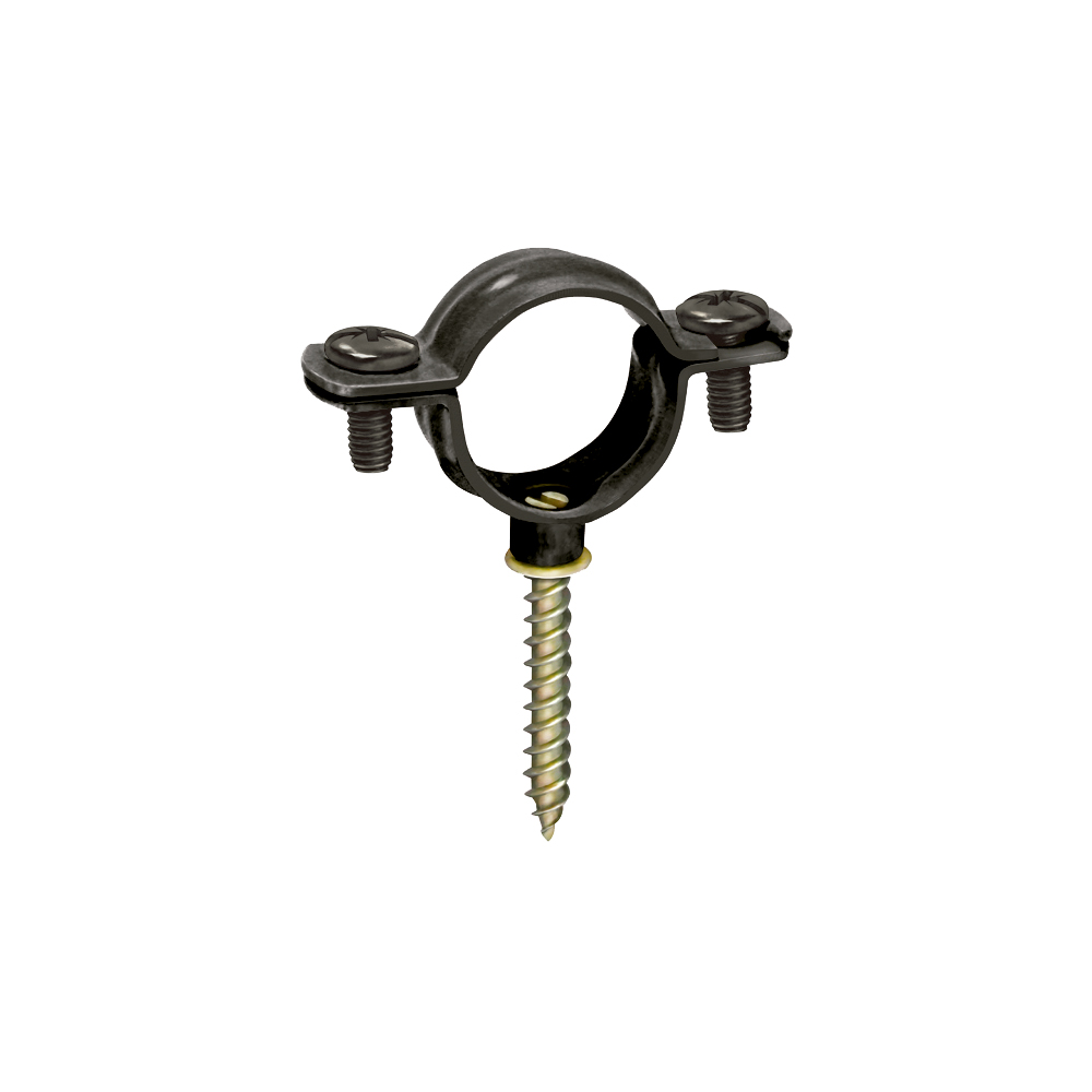 Abrazadera metálica Gas M6 tipo GNK Ø 35 mm acero Plastificado negro