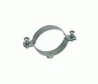 Abrazadera metálica reforzada M8 tipo REL Ø 50 mm acero cincado