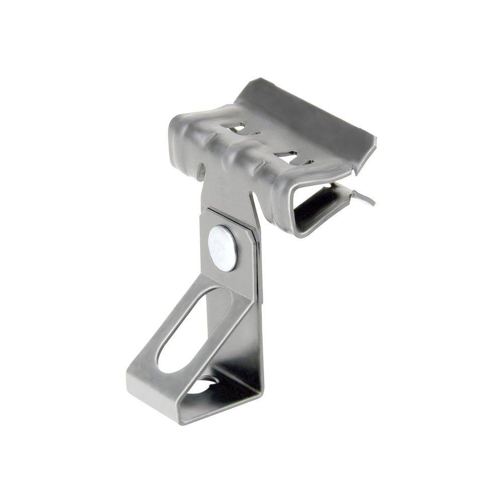 Clip viga para varilla espesor 15-20 varilla M6 recubrimiento láminas de zinc aluminio gris