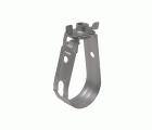 Abrazadera metálica contraincedios FC M10 Ø 35 Recubr. Laminas Zn-Al