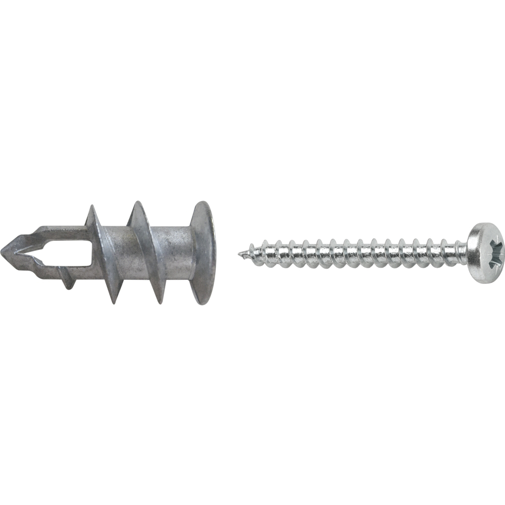 Taco metálico para cartón yeso GKDZ PZ 4,5x40 con tornillo