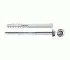 Taco largo para ladrillo hueco HBR 10-135 SSK incl. tornillo hexagonal con arandela, cincado