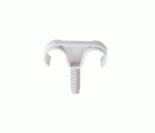 Grapa TACLIP doble Ø 28 mm color Gris
