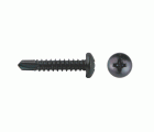 Tornillo DIN 7504N punta broca cabeza alomada impronta PH Ø4,2x16 mm cincado negro