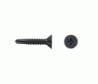 Tornillo DIN 7504P punta broca cabeza avellanada impronta PH Ø4,2x25 mm cincado negro