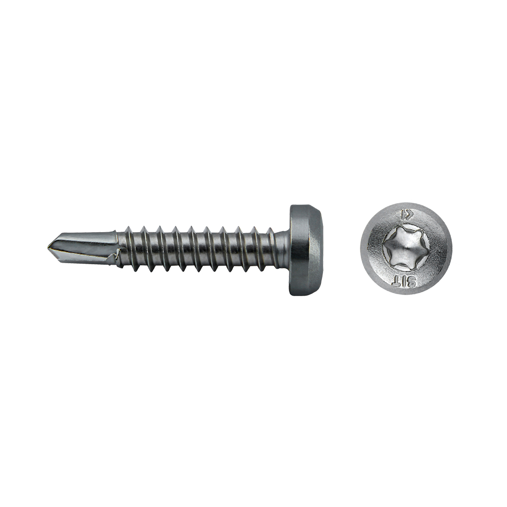 Tornillo A85S punta broca cabeza alomada impronta SIT Ø4,8x32 mm acero inox A2