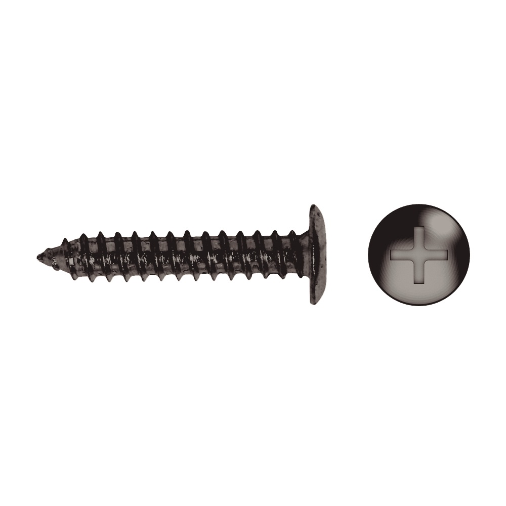 Tornillo FS rosca chapa cabeza baja impronta PH Ø4,2x25 cincado negro