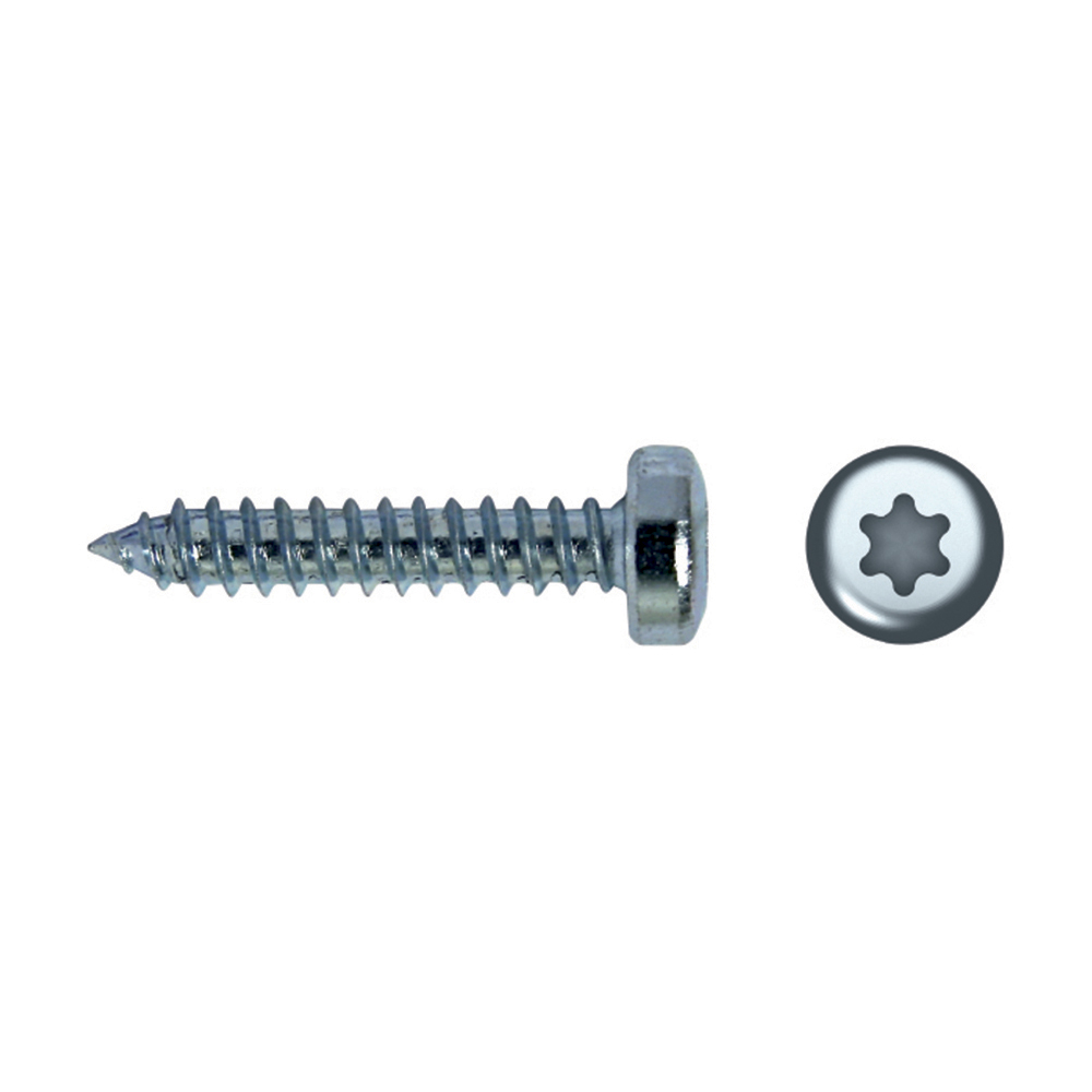 Tornillo 7049T rosca chapa cabeza alomada impronta TORX Ø4,2x50 cincado
