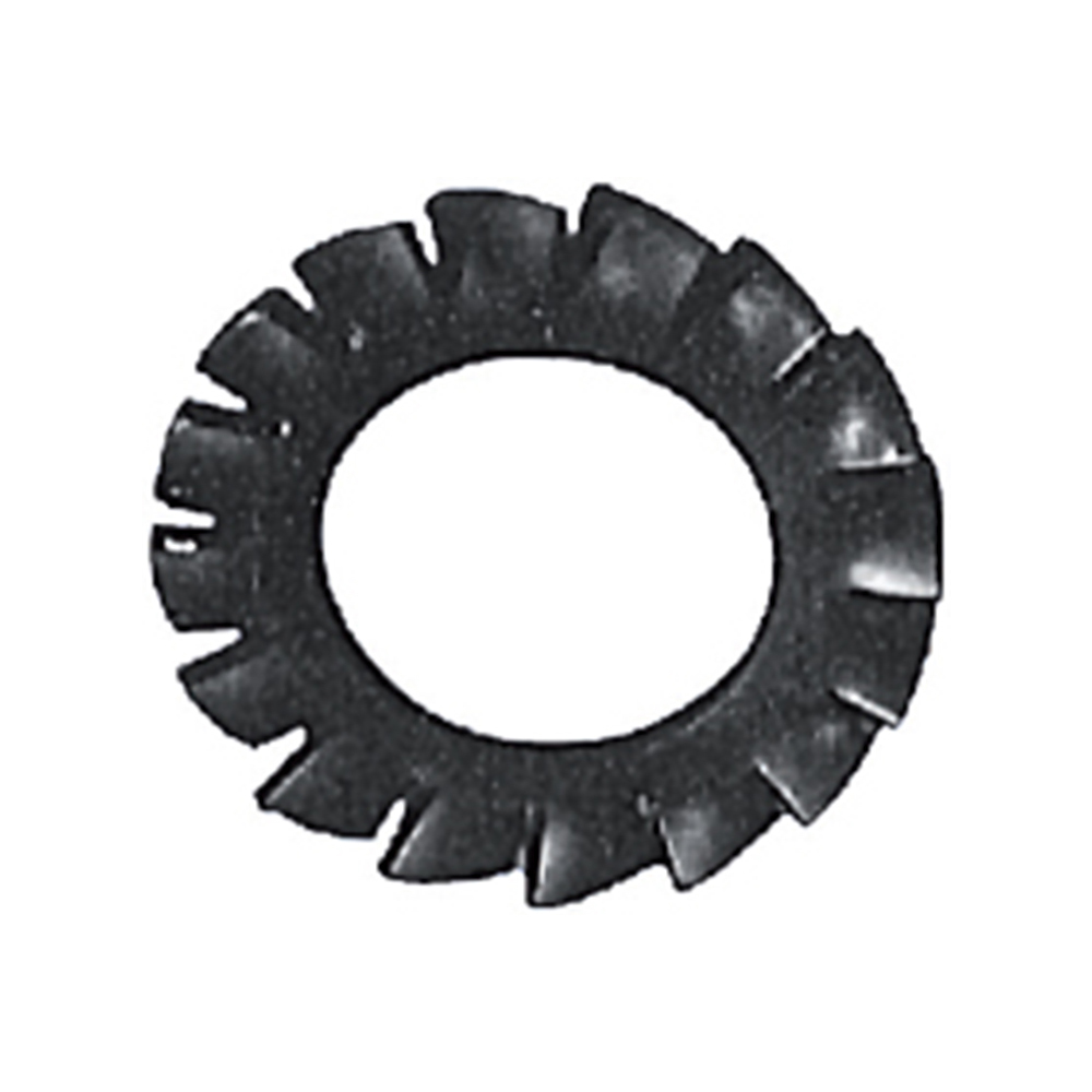 Arandela dentado exterior 6798A M6 mm Pavonada
