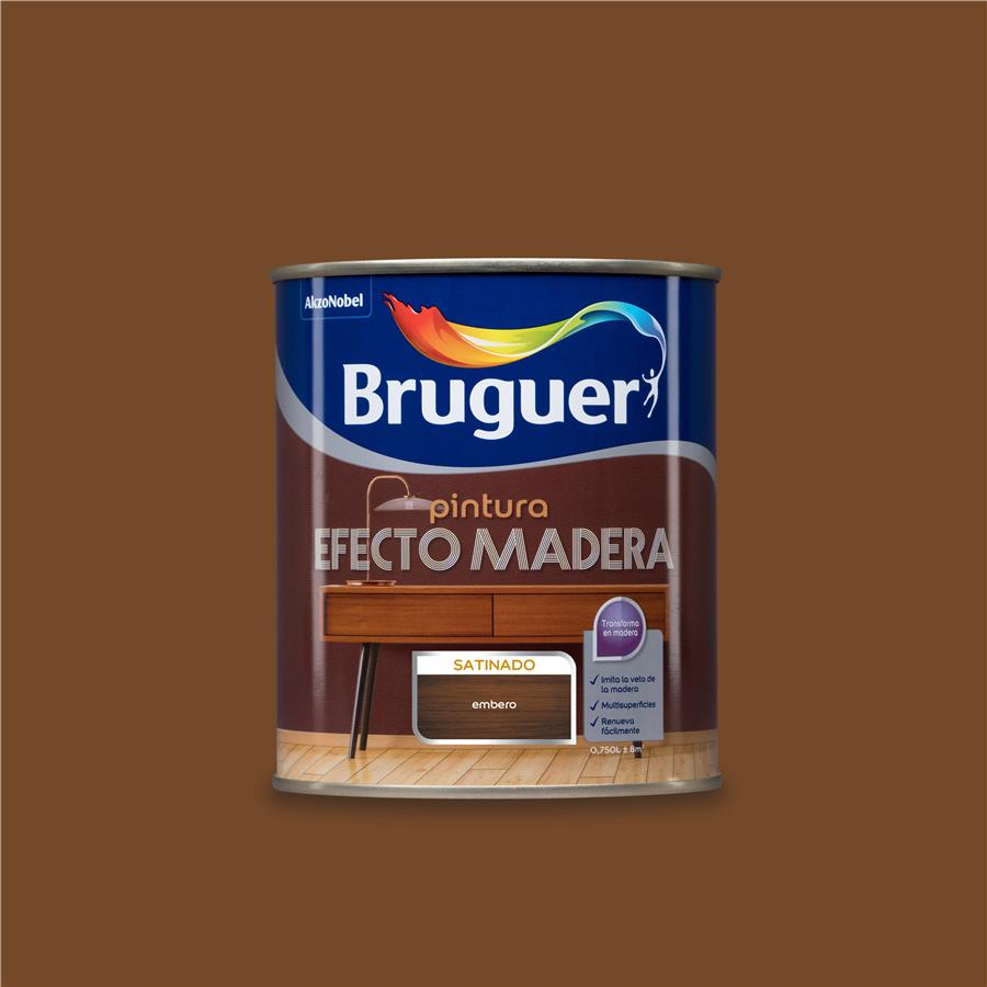 Esmalte Efecto Madera Emebero Bruguer 0,750L
