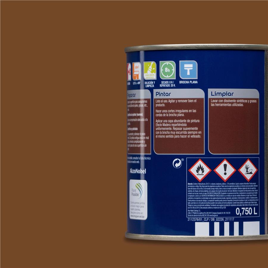 Esmalte Efecto Madera Emebero Bruguer 0,750L