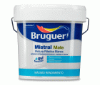 Pintura plástica de exterior - interior Blanco Mate Bruguer 10 L