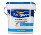 Pintura plástica de interior Blanco Mate Bruguer 10 L