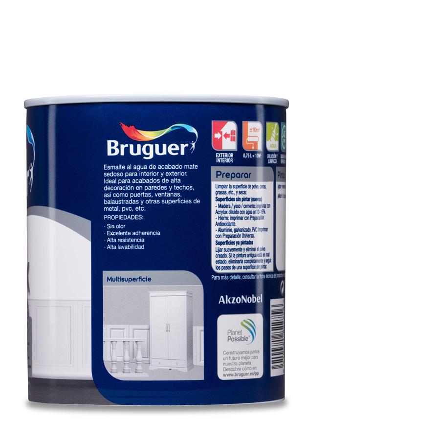 Acrylux Blanco Sedoso Bruguer 0,750L