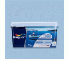 Pintura plástica de interior Mediterráneo Azul Natural Bruguer 4L