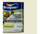 Pintura plástica de interior Amazonas Verde Suave Bruguer 0,750L