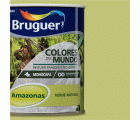Pintura plástica de interior Amazonas Verde Natural Bruguer 0,750L