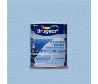 Pintura plástica de interior Mediterráneo Azul Natural Bruguer 0,750L