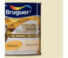 Pintura plástica de interior Sahara Amarillo Suave  Bruguer 0,750L