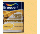 Pintura plástica de interior Sahara Amarillo Natural  Bruguer 0,750L