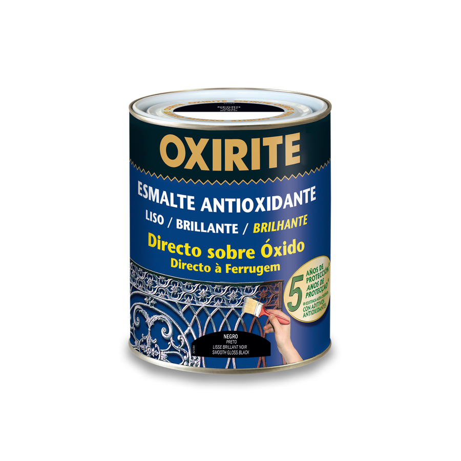 Oxirite 5 años Liso Brillante Negro 750 mL