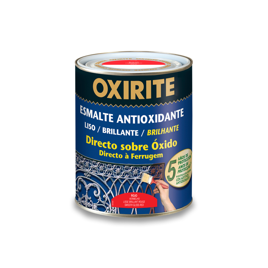 Oxirite 5 años Liso Brillante Rojo 750 mL