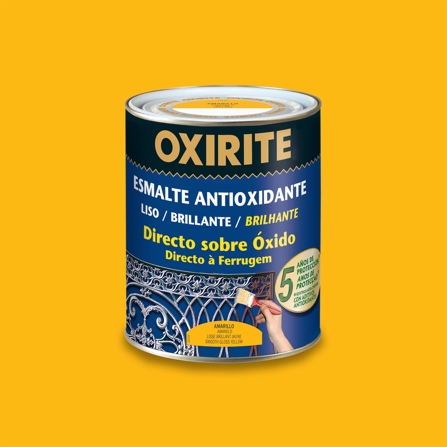Oxirite 5 años Liso Brillante Amarillo 750 mL