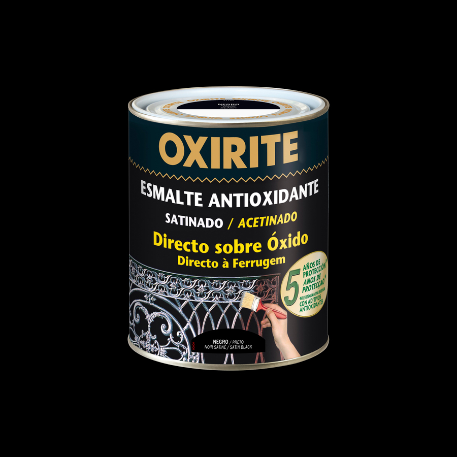 Oxirite 5 años Satinado Negro 750 mL