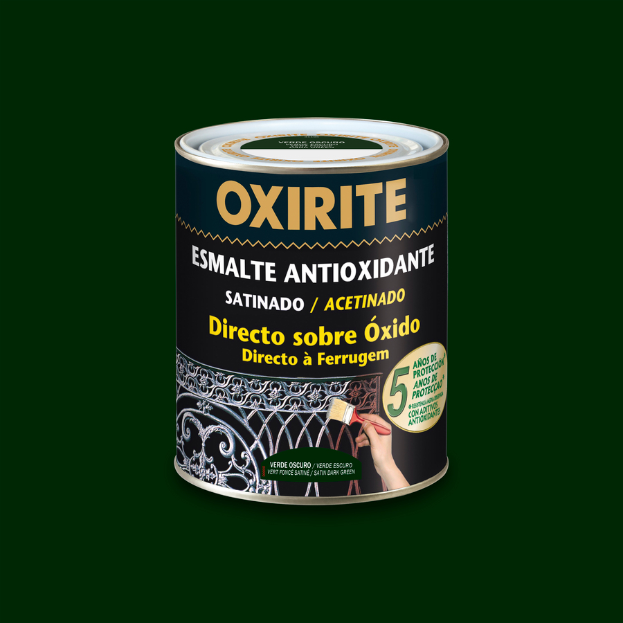 Oxirite 5 años Satinado Verde Oscuro 250 mL