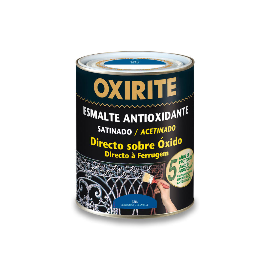 Oxirite 5 años Satinado Azul 4 L