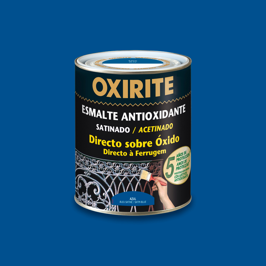 Oxirite 5 años Satinado Azul 4 L